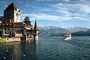 Oberhofen mit Schloss am Thunersee