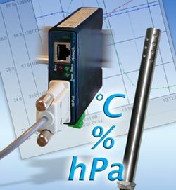 #57612: W&T Web-Thermo-Hygrobarograph mit deutscher Web-Oberflche