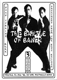 Battle of the bands  Concertflyer